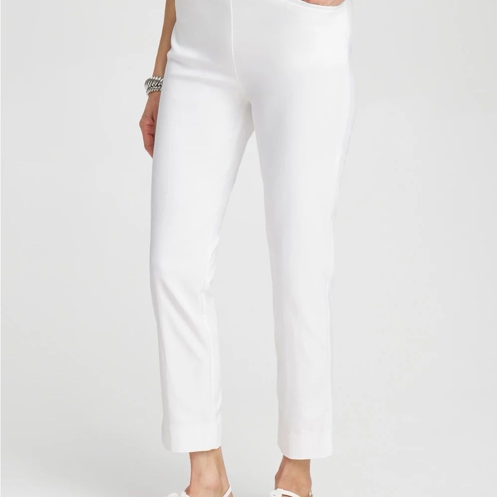 Chico’s White Brigitte Pull On Women's Pants